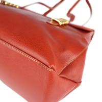 LOEWE ロエベ ショルダーバッグ レザー オレンジ系 【本物保証】