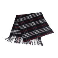 BURBERRY バーバリー マフラー カシミヤ100% ネイビー 【本物保証】