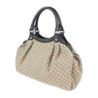 GUCCI グッチ トートバッグ 211944 GGキャンバス レザー ベージュ【本物保証】