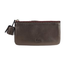 LOEWE ロエベ コインケース レザー ブラウン ゴールド金具【本物保証】