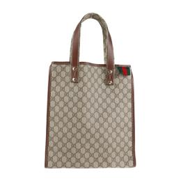 GUCCI グッチ トートバッグ 211135 GGスプリームキャンバス レザー【本物保証】