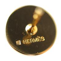 HERMES エルメス ピアス メタル ホワイト ゴールド【本物保証】