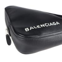 BALENCIAGA バレンシアガ クラッチバッグ 476976 レザー ブラッ【本物保証】