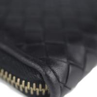 BOTTEGAVENETA ボッテガヴェネタ 長財布 114076 レザー ブラ【本物保証】