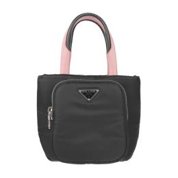 PRADA プラダ トートバッグ 1BG270 ナイロン NERO×PETALO【本物保証】