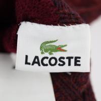 LACOSTE ラコステ 手袋 MGLJ-20 レザー ウール ボルドー 【本物保証】