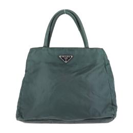 PRADA プラダ ハンドバッグ B3864 ナイロン ZAFFIRO グリーン【本物保証】