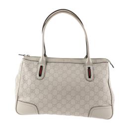 GUCCI グッチ トートバッグ 293599 レザー アイボリー 【本物保証】