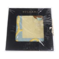 BVLGARI ブルガリ スカーフ シルク ライトブルー系 ベージュ系【本物保証】