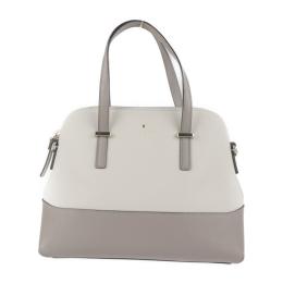 Kate Spade ケイトスペード ハンドバッグ レザー グレージュ系 【本物保証】