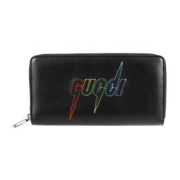 GUCCI グッチ 長財布 597677 レザー ブラック 【本物保証】