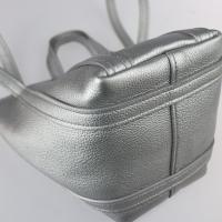 BALENCIAGA バレンシアガ ハンドバッグ 672793 レザー シルバー【本物保証】