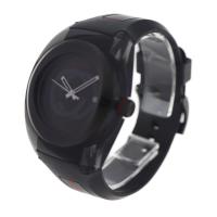 GUCCI グッチ 腕時計 137.1 ステンレススチール ラバー ブラック 【本物保証】