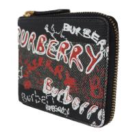 BURBERRY バーバリー 二つ折り財布 4061308 麻×コットン×ポリウ【本物保証】