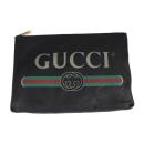 GUCCI グッチ セカンドバッグ 500984 レザー ブラック 【本物保証】