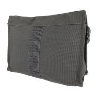 HERMES エルメス セカンドバッグ キャンバス グレー 【本物保証】