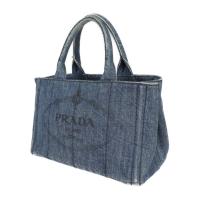 PRADA プラダ トートバッグ B2439G デニム ブルー 【本物保証】