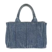PRADA プラダ トートバッグ B2439G デニム ブルー 【本物保証】