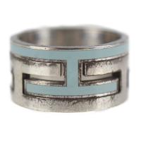 HERMES エルメス リング・指輪 49 シルバー925 シルバー ライトブル【本物保証】