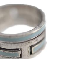 HERMES エルメス リング・指輪 49 シルバー925 シルバー ライトブル【本物保証】