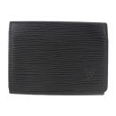 LOUIS VUITTON ルイ ヴィトン 名刺入れ M62292 レザー ノワ【本物保証】