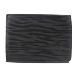 LOUIS VUITTON ルイ ヴィトン 名刺入れ M62292 レザー ノワ【本物保証】