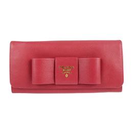 PRADA プラダ 二つ折り財布 1M1132 サフィアーノ PEONIA ゴー【本物保証】