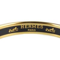 HERMES エルメス バングル メタル 七宝 ゴールド レッド【本物保証】