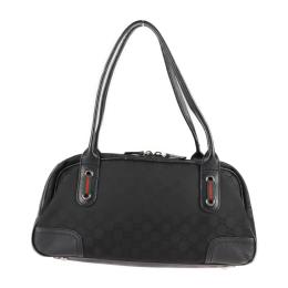 GUCCI グッチ ハンドバッグ 293594 GGナイロン レザー ブラック 【本物保証】