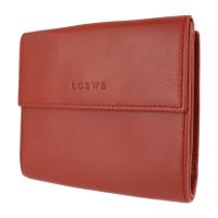 LOEWE ロエベ 二つ折り財布 レザー レンガ色系 【本物保証】