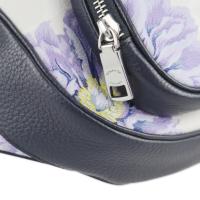 COACH コーチ ウエストバッグ 5689 PVC レザー チョーク ネイビー【本物保証】