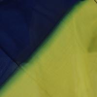 HERMES エルメス ショール コットン100% イエロー系 ネイビー系【本物保証】