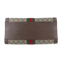 GUCCI グッチ ハンドバッグ 524537 PVC レザー ベージュ ブラウ【本物保証】