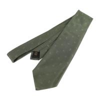 LOUIS VUITTON ルイ ヴィトン ネクタイ シルク カーキ 【本物保証】