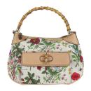 GUCCI グッチ ハンドバッグ 137383 キャンバス レザー マルチカラー【本物保証】