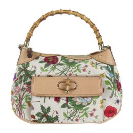 GUCCI グッチ ハンドバッグ 137383 キャンバス レザー マルチカラー【本物保証】