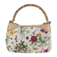 GUCCI グッチ ハンドバッグ 137383 キャンバス レザー マルチカラー【本物保証】