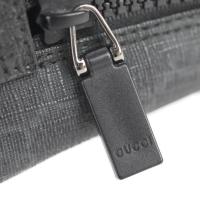 GUCCI グッチ ポーチ 162790 GGスプリームキャンバス レザー ブラ【本物保証】