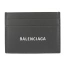 BALENCIAGA バレンシアガ カードケース 594309 レザー グレー系【本物保証】