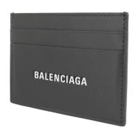 BALENCIAGA バレンシアガ カードケース 594309 レザー グレー系【本物保証】