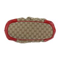 GUCCI グッチ ハンドバッグ 247902 GGキャンバス レザー ベージュ【本物保証】