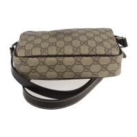 GUCCI グッチ ショルダーバッグ 201447 PVC レザー ベージュ系 【本物保証】