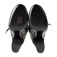 CHANEL シャネル ブーツ G28710 レザー ブラック 【本物保証】