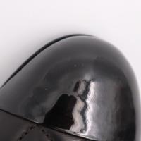 CHANEL シャネル ブーツ G28710 レザー ブラック 【本物保証】