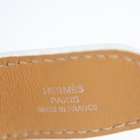 HERMES エルメス ブレスレット ヴォーエプソン ホワイト 【本物保証】