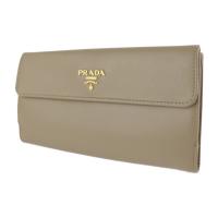 PRADA プラダ 長財布 1M1133 サフィアーノレザー ベージュ 【本物保証】