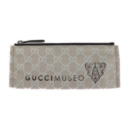 GUCCI グッチ ペンケース 283399 GGキャンバス ベージュ ダークブ【本物保証】