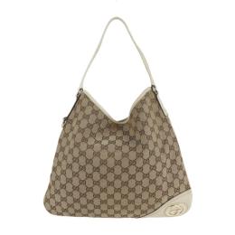 GUCCI グッチ ショルダーバッグ 169947 GGキャンバス べージュ ブ【本物保証】