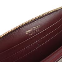 JIMMY CHOO ジミーチュウ 長財布 194FILIPA レザー ピンクメ【本物保証】