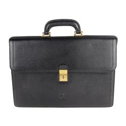 LOEWE ロエベ ビジネスバッグ レザー ブラック 【本物保証】